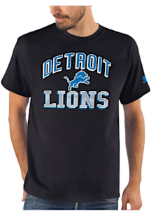 Starter Detroit Lions Black Heart And Soul Design Short Sleeve T Shirt