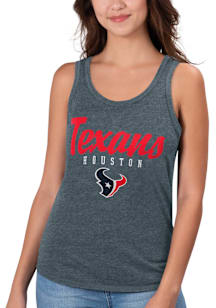 Houston Texans Womens Navy Blue Playoff Tank Top