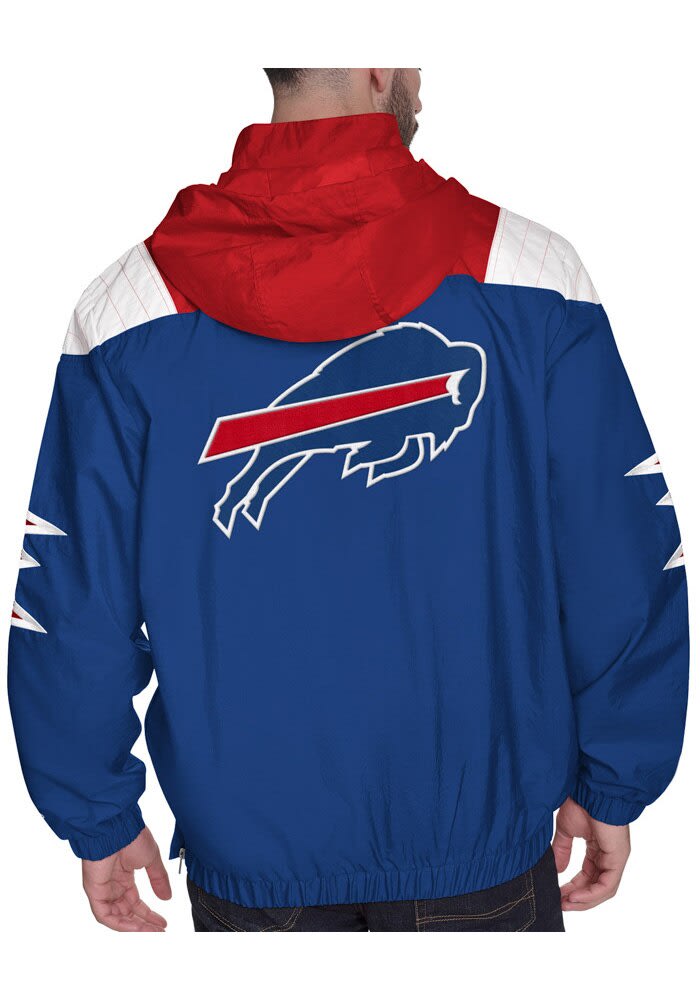 Starter Buffalo Bills Mens Shockwave ROYAL Pullover Jackets 9437287