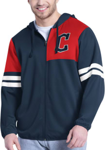Cleveland Guardians Mens Navy Blue Formation Light Weight Jacket