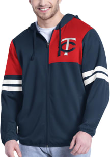 Minnesota Twins Mens Navy Blue Formation Light Weight Jacket