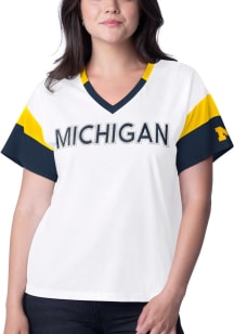 Michigan Wolverines Rink Short Sleeve T-Shirt - White