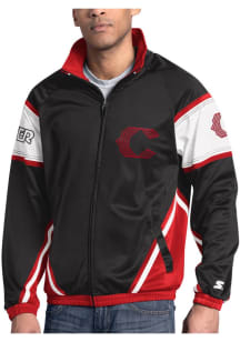 Starter Cincinnati Reds Mens Black Tradition Track Jacket