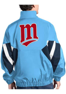 Starter Minnesota Twins Mens Light Blue Chief Pullover Jackets