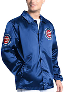 Starter Chicago Cubs Mens Blue Point Man Light Weight Jacket