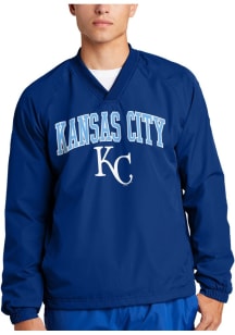 Starter Kansas City Royals Mens Blue Primary V Neck Pullover Jackets