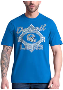 Starter Detroit Lions Blue Throwback Short Sleeve T Shirt