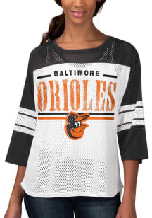 Baltimore Orioles Womens First Team Fashion Baseball Jersey - Black