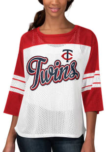 Minnesota Twins Womens First Team Fashion Baseball Jersey - Red