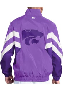 Mens K-State Wildcats Lavender Starter Striker Pullover Jackets