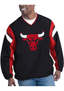 Chicago Bulls Mens Black Double Coverage Pullover Jackets