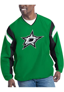 Dallas Stars Mens Green Double Coverage Pullover Jackets