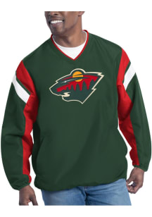 Minnesota Wild Mens Green Double Coverage Pullover Jackets