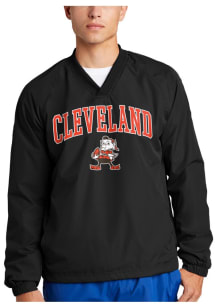 Starter Cleveland Browns Mens Charcoal Retro Elf V Neck Pullover Jackets
