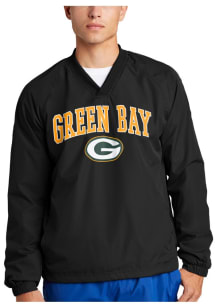 Starter Green Bay Packers Mens Charcoal Primary V Neck Pullover Jackets