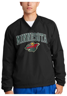 Starter Minnesota Wild Mens  Reverse Retro V Neck Pullover Jackets