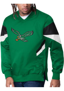 Starter Philadelphia Eagles Mens Kelly Green Striker I Pullover Jackets