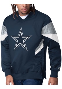 Dallas Cowboys Mens Navy Blue Striker I Pullover Jackets