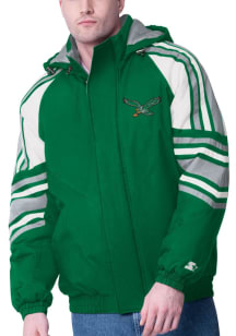 Starter Philadelphia Eagles Mens Kelly Green Frontier Heavyweight Jacket