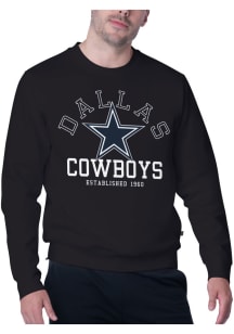 Dallas Cowboys Mens Black Warrior Long Sleeve Sweatshirt