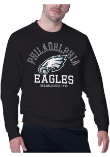 MSX by Michael Strahan Philadelphia Eagles Mens Black Warrior Long Sleeve Sweatshirt