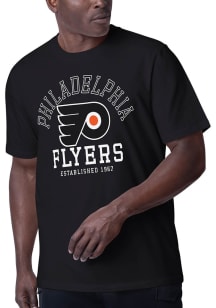 MSX by Michael Strahan Philadelphia Flyers Black Challenge Short Sleeve Fashion T Shirt