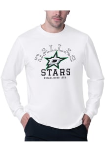 MSX by Michael Strahan Dallas Stars White Commitment Long Sleeve T Shirt