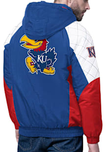 Mens Kansas Jayhawks Starter Mens All Time Pro Full Heavyweight Jacket - Blue