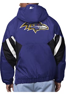Starter Baltimore Ravens Mens Purple The Line Up Pullover Jackets