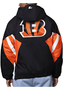 Starter Cincinnati Bengals Mens Black The Line Up Pullover Jackets