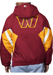 Starter Washington Commanders Mens Maroon The Line Up Pullover Jackets