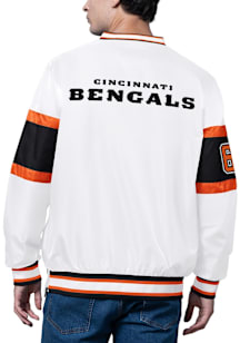 Starter Cincinnati Bengals Mens White Signal Caller Pullover Jackets