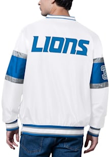 Starter Detroit Lions Mens White Signal Caller Pullover Jackets
