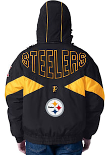 Mens Pittsburgh Steelers Pro Player Mens Jet Heavyweight Jacket - Black