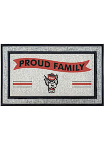 NC State Wolfpack Proud Family 18x30 Door Mat