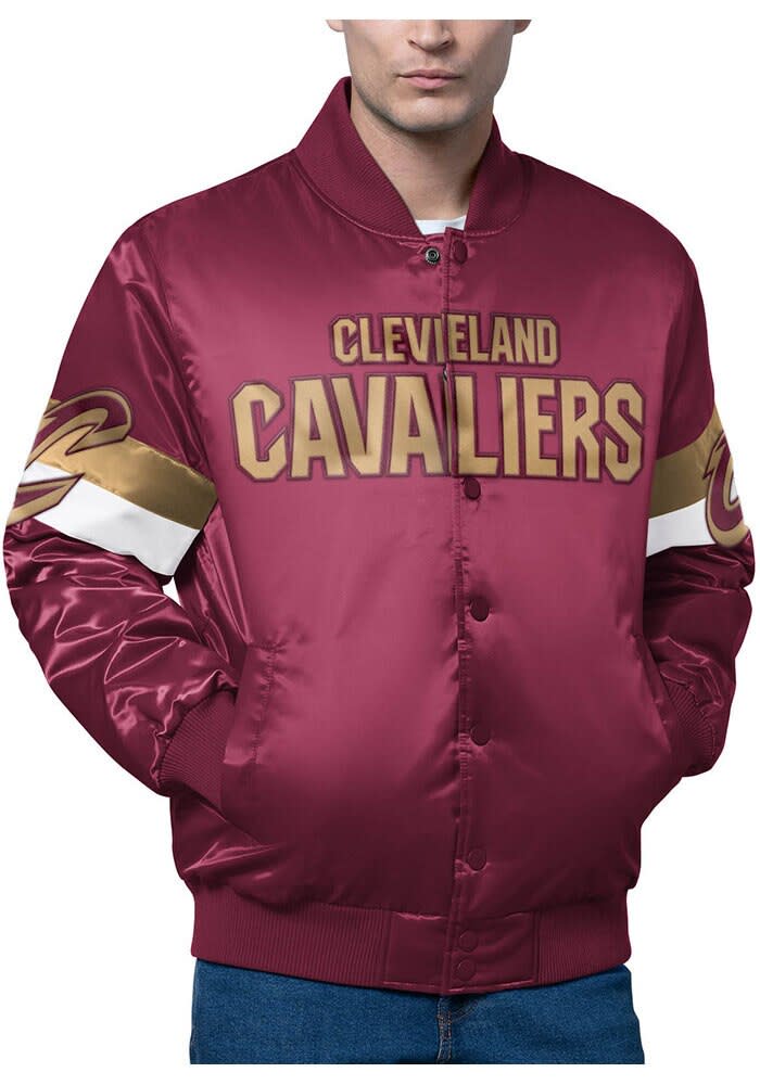 Starter Cleveland Cavaliers Mens MAROON Triple Option Medium
