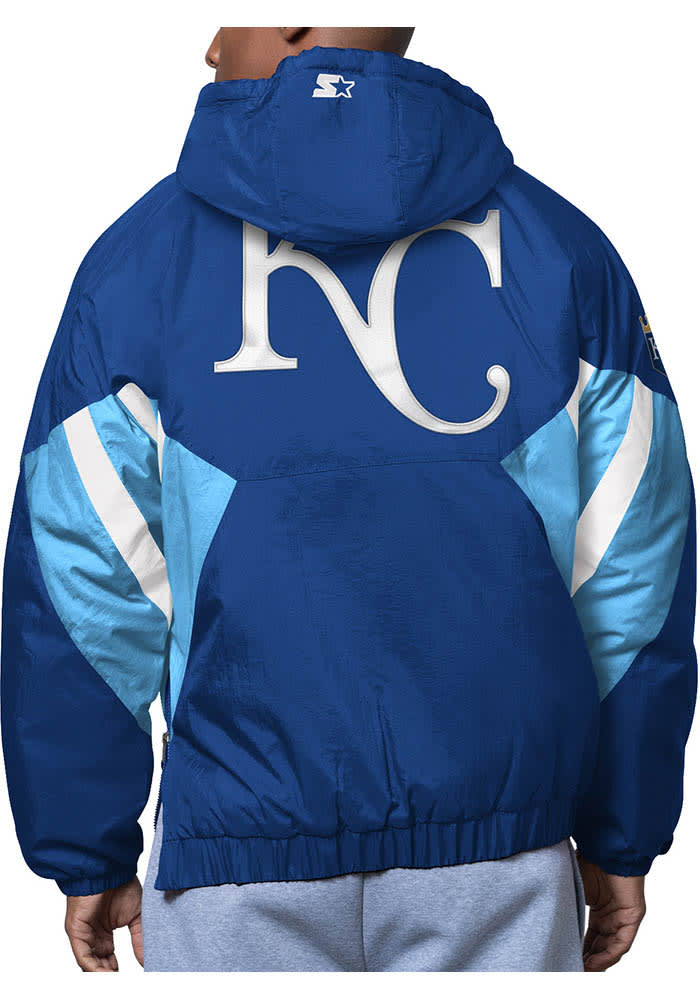 カルロス　Bristol スタジャン L ネイビー Starter Kansas City Royals Mens The Line Up ROYAL Pullover Jackets