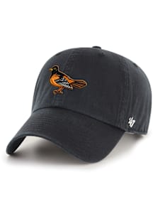 47 Baltimore Orioles Clean Up W/ No Loop Label Adjustable Hat - Black