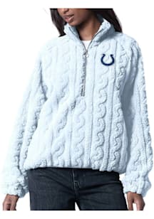 Indianapolis Colts Womens Light Blue Champ Qtr Zip