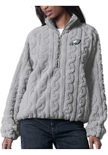 Philadelphia Eagles Womens Grey Champ Qtr Zip
