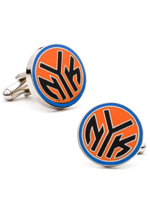 New York Knicks Silver Plated Mens Cufflinks