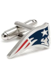 New England Patriots Silver Plated Mens Cufflinks