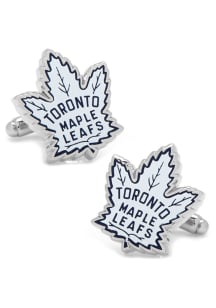 Toronto Maple Leafs Silver Plated Mens Cufflinks