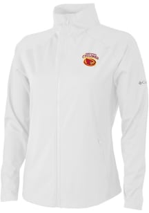 Columbia Iowa State Cyclones Womens White Fairway Friends Light Weight Jacket