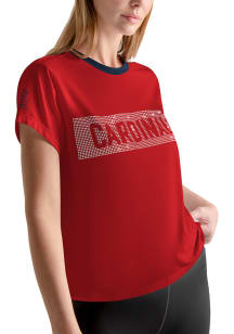 DKNY Sport St Louis Cardinals Womens Red Eleanor Short Sleeve T-Shirt