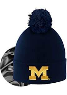 LogoFit Michigan Wolverines Navy Blue Monroe Womens Knit Hat