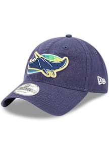 New Era Tampa Bay Rays Core Classic 20 S22 Adjustable Hat - Navy Blue