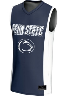 Mens Penn State Nittany Lions Navy Blue ProSphere Rival Basketball Jersey