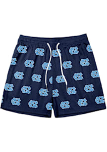 SLAM North Carolina Tar Heels Mens Navy Blue Fudamental Shorts Shorts