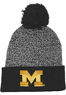 LogoFit Michigan Wolverines Dark Grey Rooney Womens Knit Hat